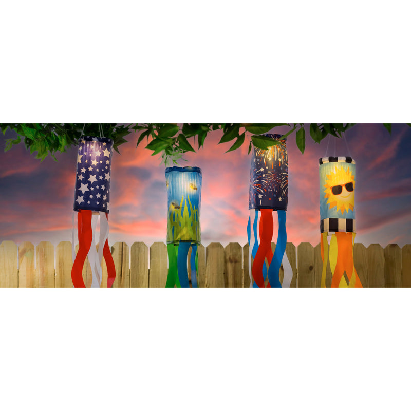 Sunny Days Lit Sublimated Windsock,40s1130sl
