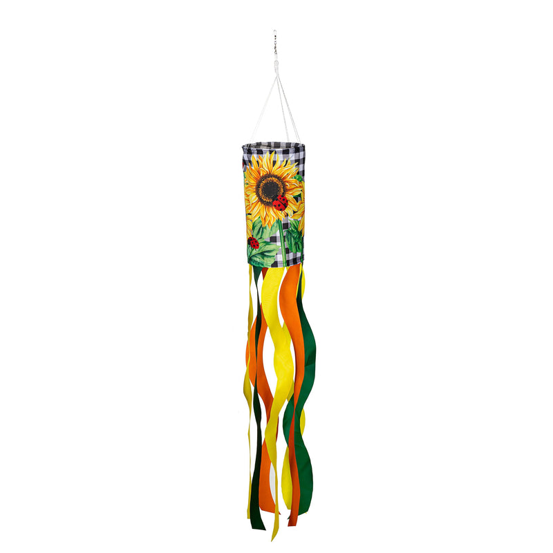 Sunflower Ladybugs Windsock