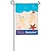 Hello Summer Footprints Garden Applique Flag