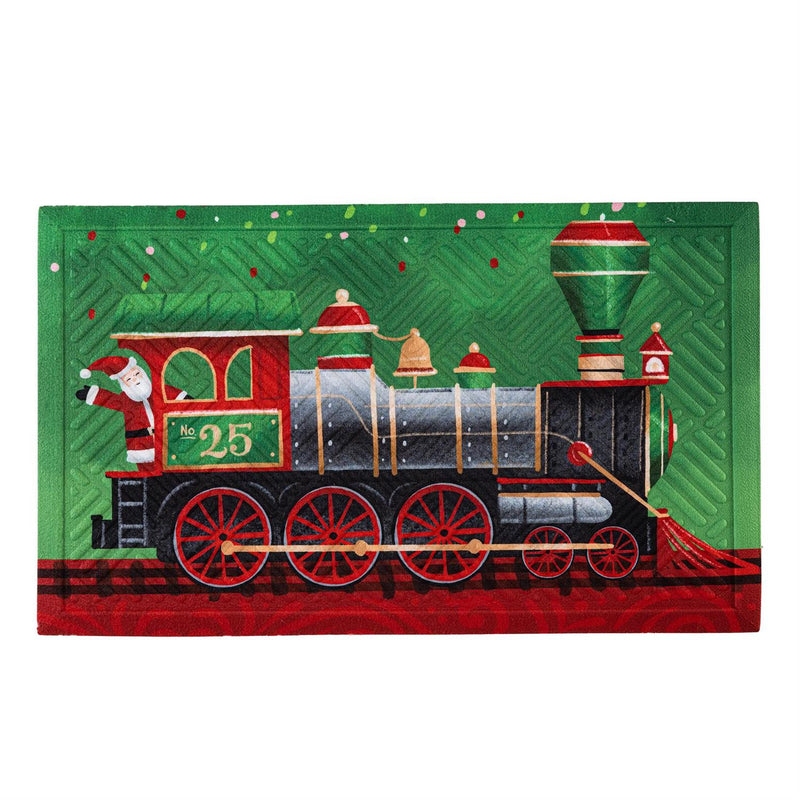 North Pole Express Embossed Mat