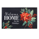 Welcome Home For The Holidays Embossed Mat