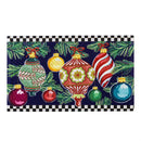 Happy Holidays Ornaments Embossed Mat