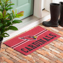 Embossed Mat, Cross Hatch, Arizona Cardinals