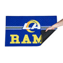 Embossed Mat, Cross Hatch, Los Angeles Rams