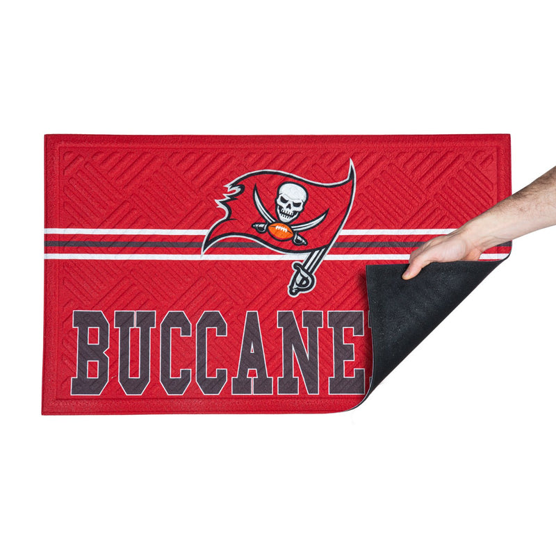 Embossed Mat, Cross Hatch, Tampa Bay Buccaneers