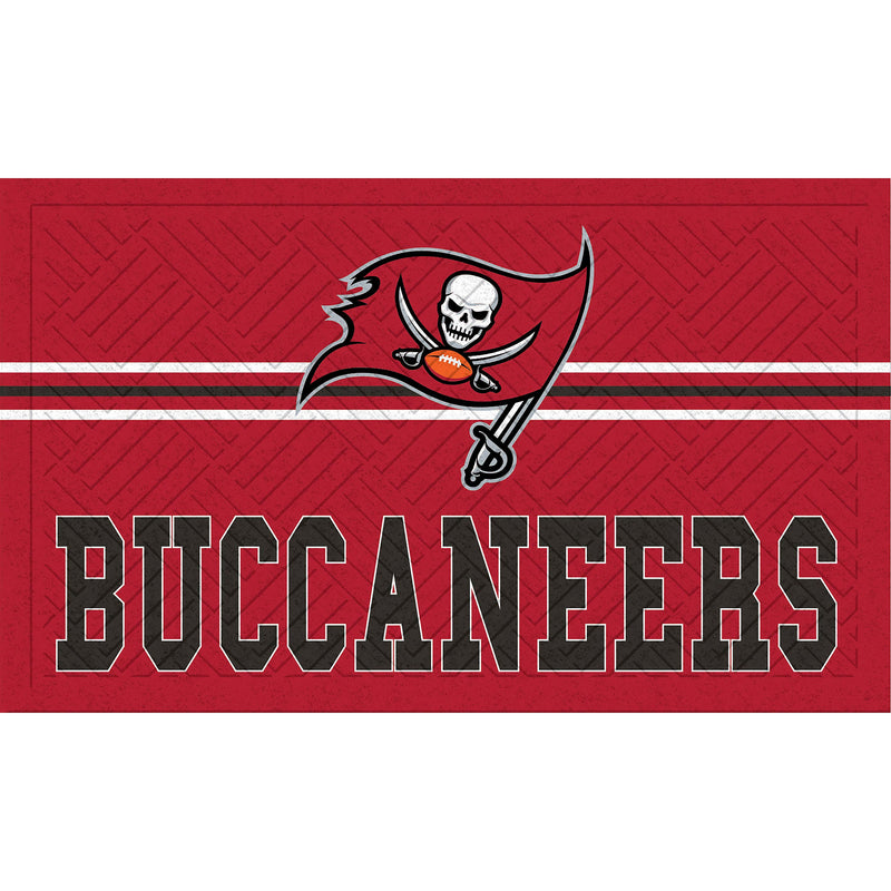 Embossed Mat, Cross Hatch, Tampa Bay Buccaneers