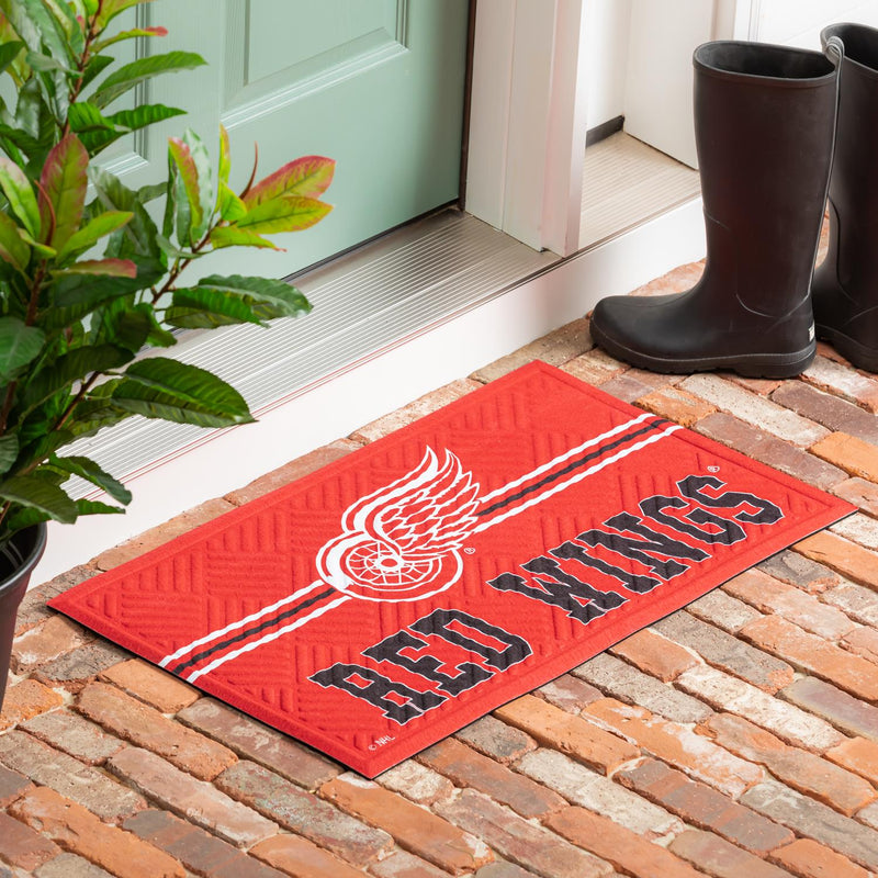Embossed Mat, Cross Hatch, Detroit Red Wings