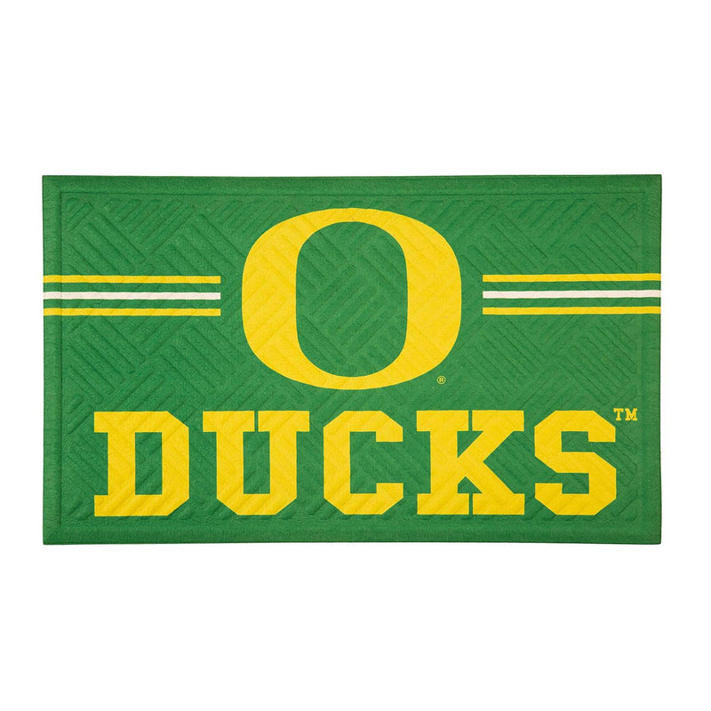 Embossed Mat, Cross Hatch, University of Oregon