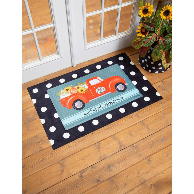 Black & White Dots Layering Mat