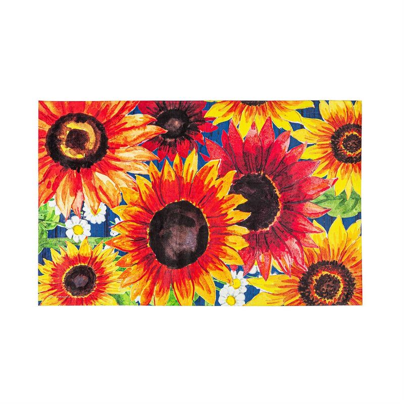 Multi-Color Fall Sunflowers Layering Mat