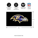 Full Color PVC Mat, 16" x 28", Baltimore Ravens