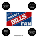 Buffalo Bills, PVC Mat COLOR, Home of a Fan