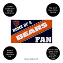 Chicago Bears, PVC Mat COLOR, Home of a Fan
