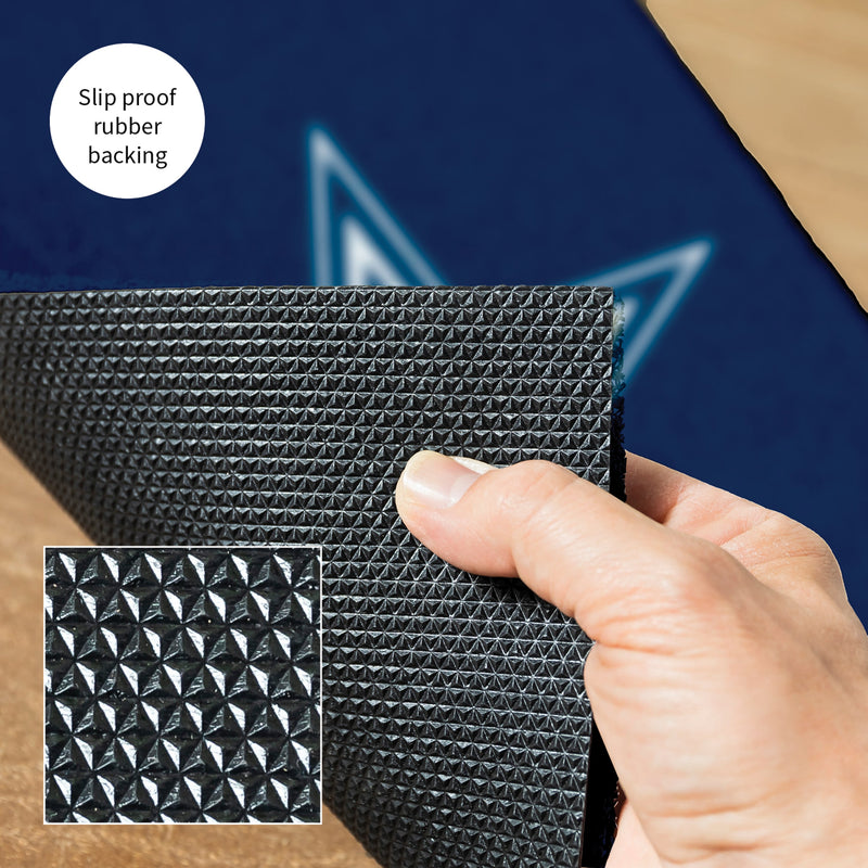 Full Color PVC Mat, 16" x 28", Dallas Cowboys
