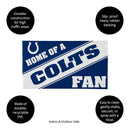 Indianapolis Colts, PVC Mat COLOR, Home of a Fan