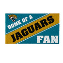 Jacksonville Jaguars, PVC Mat COLOR, Home of a Fan