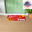 Kansas City Chiefs, PVC Mat COLOR, Home of a Fan
