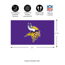 Full Color PVC Mat, 16" x 28", Minnesota Vikings