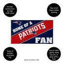 New England Patriots, PVC Mat COLOR, Home of a Fan