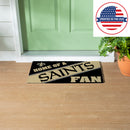New Orleans Saints, PVC Mat COLOR, Home of a Fan