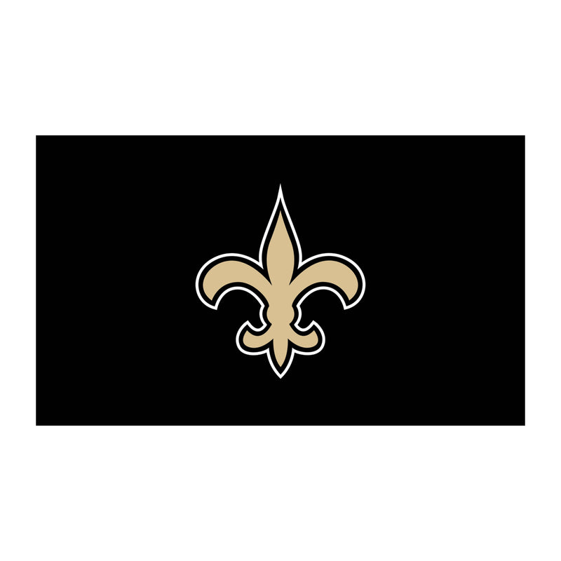 Full Color PVC Mat, 16" x 28", New Orleans Saints