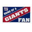 New York Giants, PVC Mat COLOR, Home of a Fan