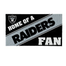 Oakland Raiders, PVC Mat COLOR, Home of a Fan