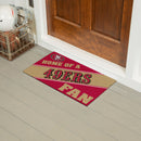 San Francisco 49ers, PVC Mat COLOR, Home of a Fan