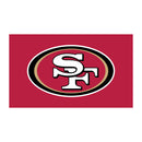 Full Color PVC Mat, 16" x 28", San Francisco 49ers
