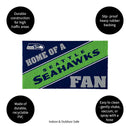 Seattle Seahawks, PVC Mat COLOR, Home of a Fan