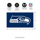 Full Color PVC Mat, 16" x 28", Seattle Seahawks