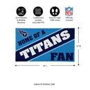 Tennessee Titans, PVC Mat COLOR, Home of a Fan