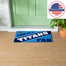 Tennessee Titans, PVC Mat COLOR, Home of a Fan