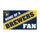 Milwaukee Brewers PVC Mat COLOR Home of a Fan