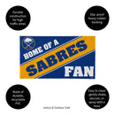 Buffalo Sabres, PVC Mat COLOR, Home of a Fan