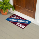 Colorado Avalanche, PVC Mat COLOR, Home of a Fan