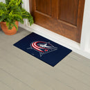 Full Color PVC Mat, 16" x 28", Columbus Blue Jackets