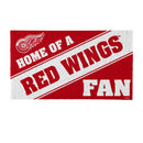 Detroit Red Wings, PVC Mat COLOR, Home of a Fan