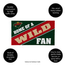 Minnesota Wild, PVC Mat COLOR, Home of a Fan
