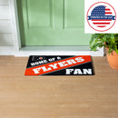 Philadelphia Flyers, PVC Mat COLOR, Home of a Fan