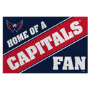 Washington Capitals, PVC Mat COLOR, Home of a Fan
