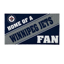 Winnipeg Jets, PVC Mat COLOR, Home of a Fan