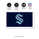 Full Color PVC Mat, 16" x 28", Seattle Kraken