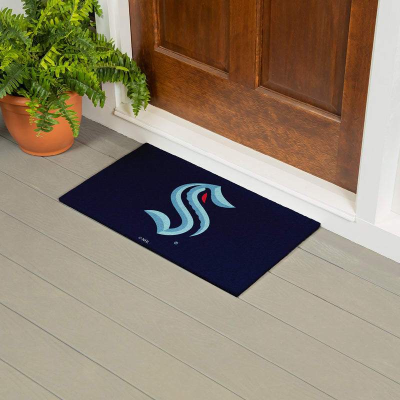 Full Color PVC Mat, 16" x 28", Seattle Kraken
