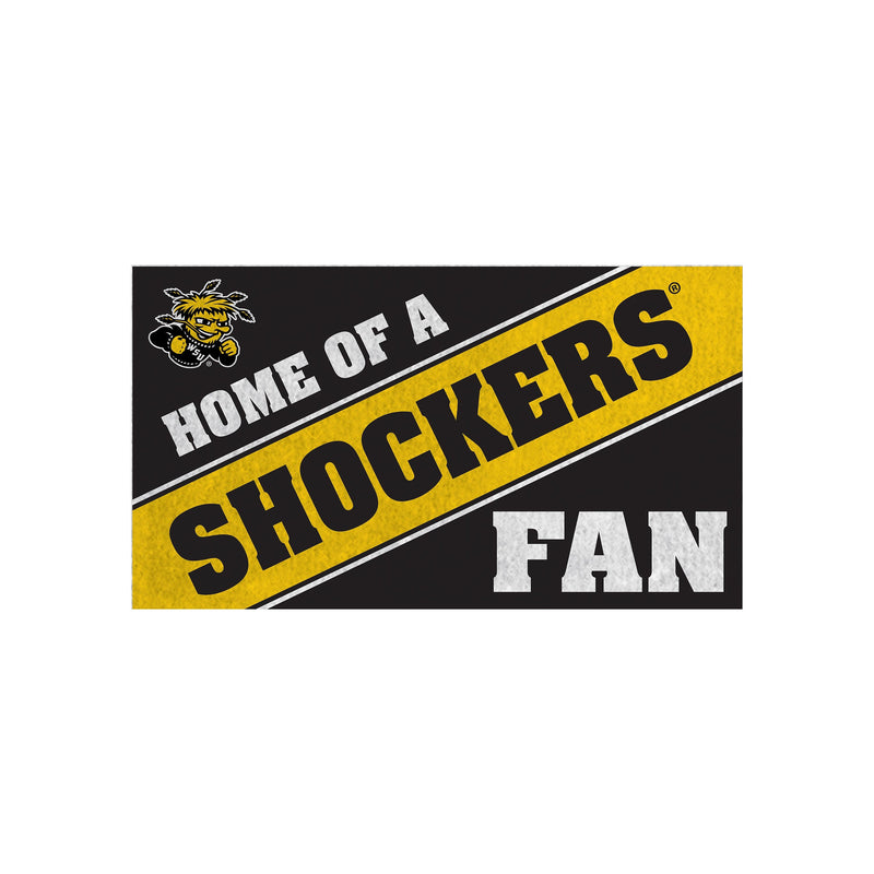 Wichita State University, PVC Mat COLOR, Home of a Fan