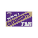 Western Carolina University, PVC Mat COLOR, Home of a Fan