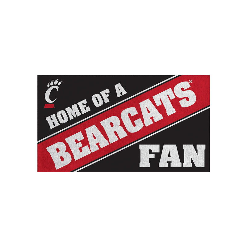 University of Cincinnati, PVC Mat COLOR, Home of a Fan