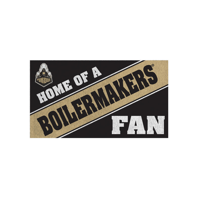Purdue University, PVC Mat COLOR, Home of a Fan