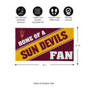 Arizona State University, PVC Mat COLOR, Home of a Fan