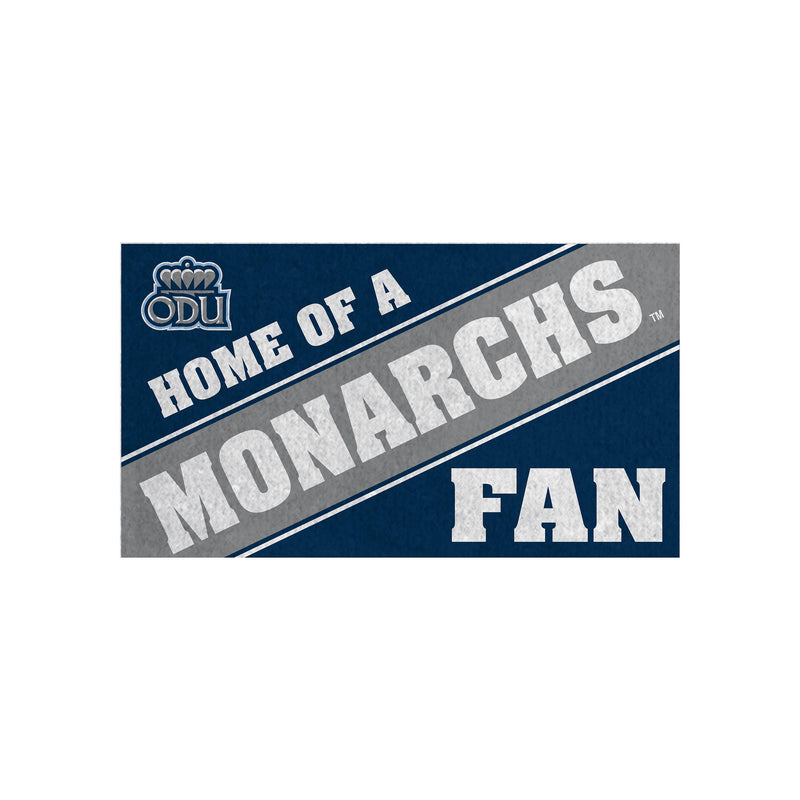 Old Dominion University, PVC Mat COLOR, Home of a Fan